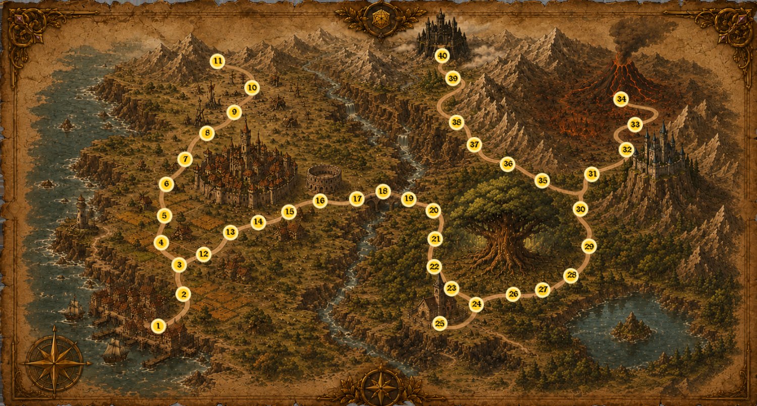 The painted campaign map of Calle, running from Bellhaven in the south-west to Blackglass Keep in the north.